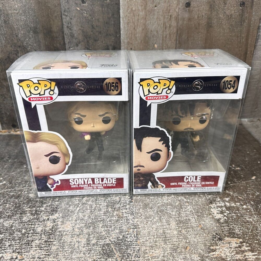 Funko Movies Mortal Kombat‎ 1054 Cole & 1056 Sonya Blade Figure